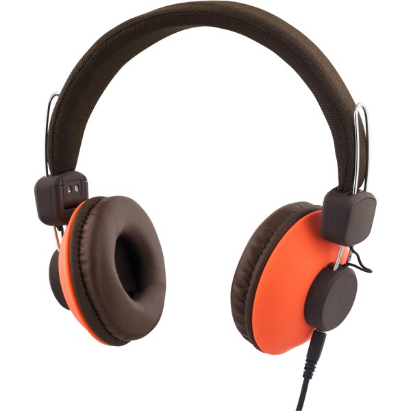 STREETZ HL266 Headset mikrofonilla älypuhelimille, oranssi